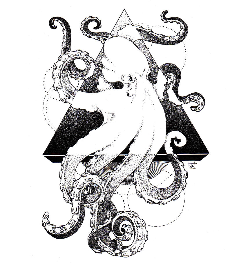 Dotwork Kraken Dotwork Kraken