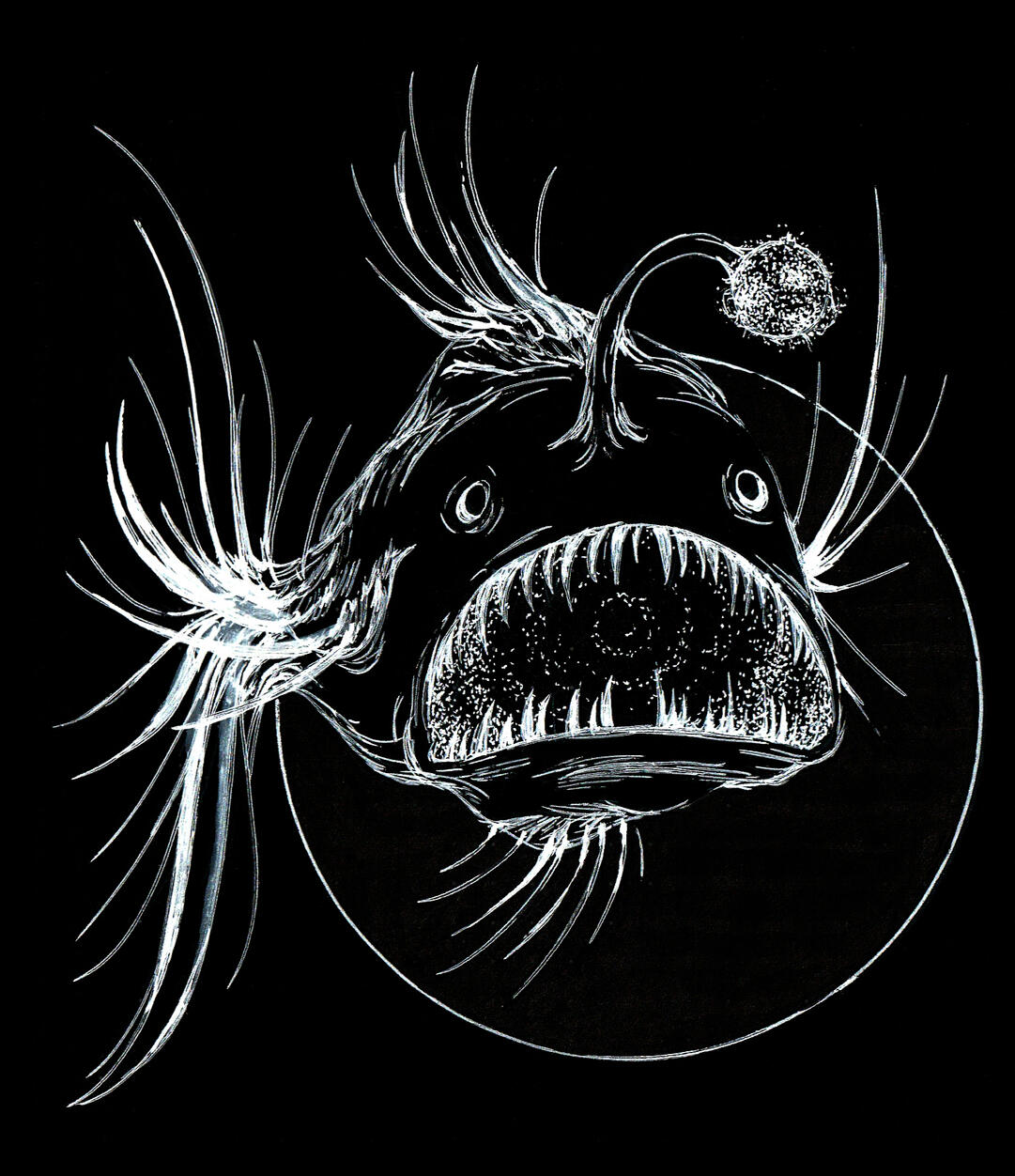 Dotwork Anglerfish
