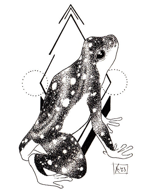 Dotwork Froggo Dotwork Froggo