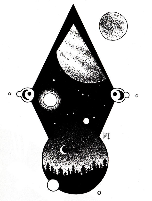 Dotwork Forest Dotwork Forest