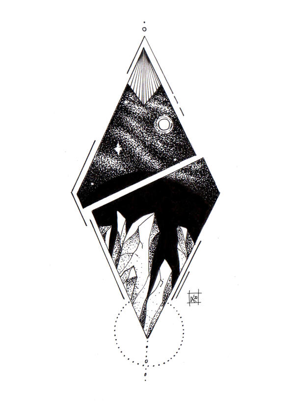 Dotwork Crystals