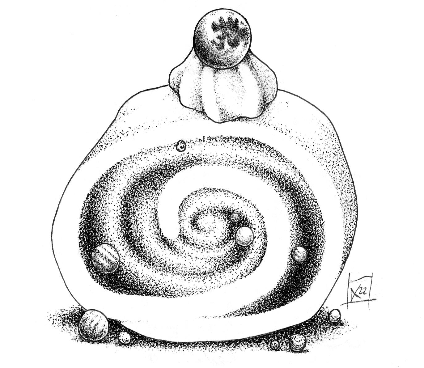 Dotwork Milky Roll